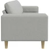 Svetainės sofa Debesų pilka 250 x 77 x 76 cm Poliesteris