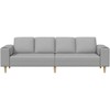 Svetainės sofa Debesų pilka 250 x 77 x 76 cm Poliesteris