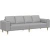 Svetainės sofa Debesų pilka 250 x 77 x 76 cm Poliesteris