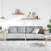 Svetainės sofa Debesų pilka 250 x 77 x 76 cm Poliesteris