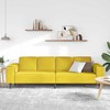 Svetainės sofa Geltona 250 x 77 x 76 cm