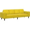 Svetainės sofa Geltona 250 x 77 x 76 cm