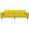 Svetainės sofa Geltona 250 x 77 x 76 cm