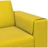 Svetainės sofa Geltona 250 x 77 x 76 cm