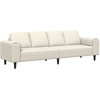 Svetainės sofa Kreminė 250 x 77 x 76 cm