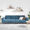 Svetainės sofa Mėlyna 250 x 77 x 76 cm