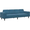 Svetainės sofa Mėlyna 250 x 77 x 76 cm