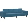 Svetainės sofa Mėlyna 250 x 77 x 76 cm