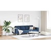 Svetainės sofa Mėlyna 250 x 77 x 76 cm Poliesteris