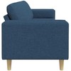 Svetainės sofa Mėlyna 250 x 77 x 76 cm Poliesteris