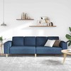Svetainės sofa Mėlyna 250 x 77 x 76 cm Poliesteris