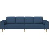 Svetainės sofa Mėlyna 250 x 77 x 76 cm Poliesteris