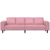Svetainės sofa Rožinė 250 x 77 x 76 cm