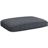 Sofa Sofos komplektas su pagalve Antracitas 133 x 92 x 69 cm