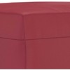 Sofa Sofos komplektas su pagalvėlėmis, 3 dalių, vyno, dirbtinė oda