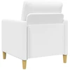 Sofa Sofos komplektas su saugojimu 2 pcs Balta Poliesteris