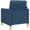 Sofa Sofos komplektas su saugojimu 2 pcs Mėlyna Poliesteris