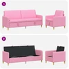Sofa Sofos komplektas su saugojimu 2 pcs Rožinė Poliesteris