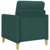 Sofa Sofos komplektas su saugojimu 2 pcs Tamsiai žalia Poliesteris