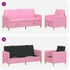 Sofa Sofos komplektas su saugojimu 2 pcs Rožinė Poliesteris