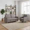 Sofa Sofos komplektas su saugojimu 2 pcs Taupe Poliesteris