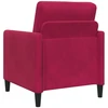 Sofa Sofos komplektas su saugojimu 2 vnt. Vyno raudona Poliesteris