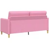 Sofa Sofos komplektas su saugojimu 2 vnt. Rožinė Poliesteris