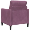 Sofa Sofos komplektas su saugojimu 2 vnt. Violetinė Poliesteris