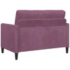 Sofa Sofos komplektas su saugojimu 2 vnt. Violetinė Poliesteris