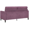 Sofa Sofos komplektas su saugojimu 2 vnt. Violetinė Poliesteris