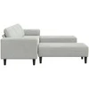 Svetainės sofa 3 pcs Šviesiai pilka 250 x 188 x 76 cm