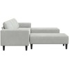 Svetainės sofa 3 pcs Šviesiai pilka 250 x 188 x 76 cm
