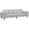 Svetainės sofa Šviesiai pilka 250 x 77 x 76 cm
