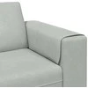 Svetainės sofa Šviesiai pilka 250 x 77 x 76 cm