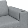 Svetainės sofa Šviesiai pilka 250 x 77 x 76 cm Poliesteris
