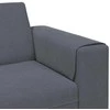 Svetainės sofa Tamsiai pilka 250 x 77 x 76 cm