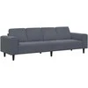 Svetainės sofa Tamsiai pilka 250 x 77 x 76 cm