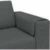 Svetainės sofa Tamsiai pilka 250 x 77 x 76 cm Poliesteris