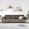 Svetainės sofa Tamsiai pilka 250 x 77 x 76 cm