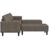 Svetainės sofa 3 pcs Tamsiai pilka