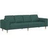 Svetainės sofa Tamsiai žalia 250 x 77 x 76 cm Poliesteris