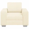 Sofa Sofos krėslas, kreminės spalvos, 100x77x82 cm, velvetas, audinys