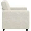 Sofa Sofos krėslas, kreminės spalvos, 100x77x82 cm, aksomas