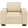 Sofa Sofos krėslas, kreminės spalvos, 100x77x82 cm, audinys