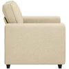 Sofa Sofos krėslas, kreminės spalvos, 100x77x82 cm, audinys