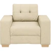 Sofa Sofos krėslas, kreminės spalvos, 100x78x80 cm, audinys