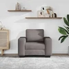Sofa Sofos krėslas, pilkai rudas, 100x77x82 cm, audinys
