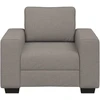 Sofa Sofos krėslas, pilkai rudas, 100x77x82 cm, audinys