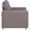 Sofa Sofos krėslas, pilkai rudas, 100x78x80 cm, audinys