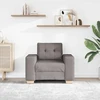 Sofa Sofos krėslas, pilkai rudas, 100x78x80 cm, audinys